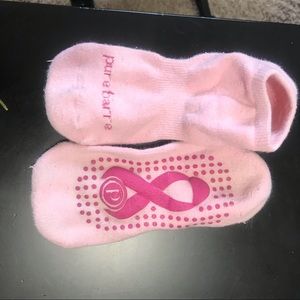 Pure barre Pink socks
